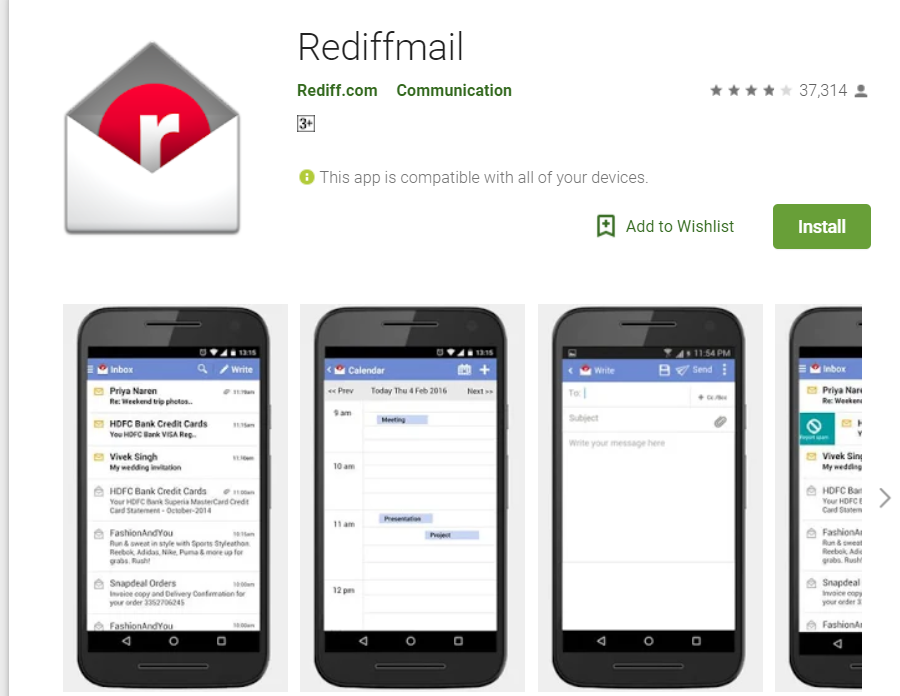 Rediffmail App Download For Android